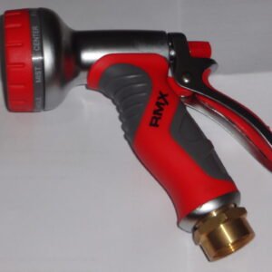 Zephyr Avagard 9 Mode Metal High performance water spray Gun Red and Silver