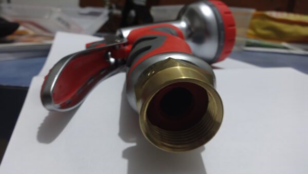 Zephyr Avagard 9 Mode Metal High performance water spray Gun Red and Silver - Image 2